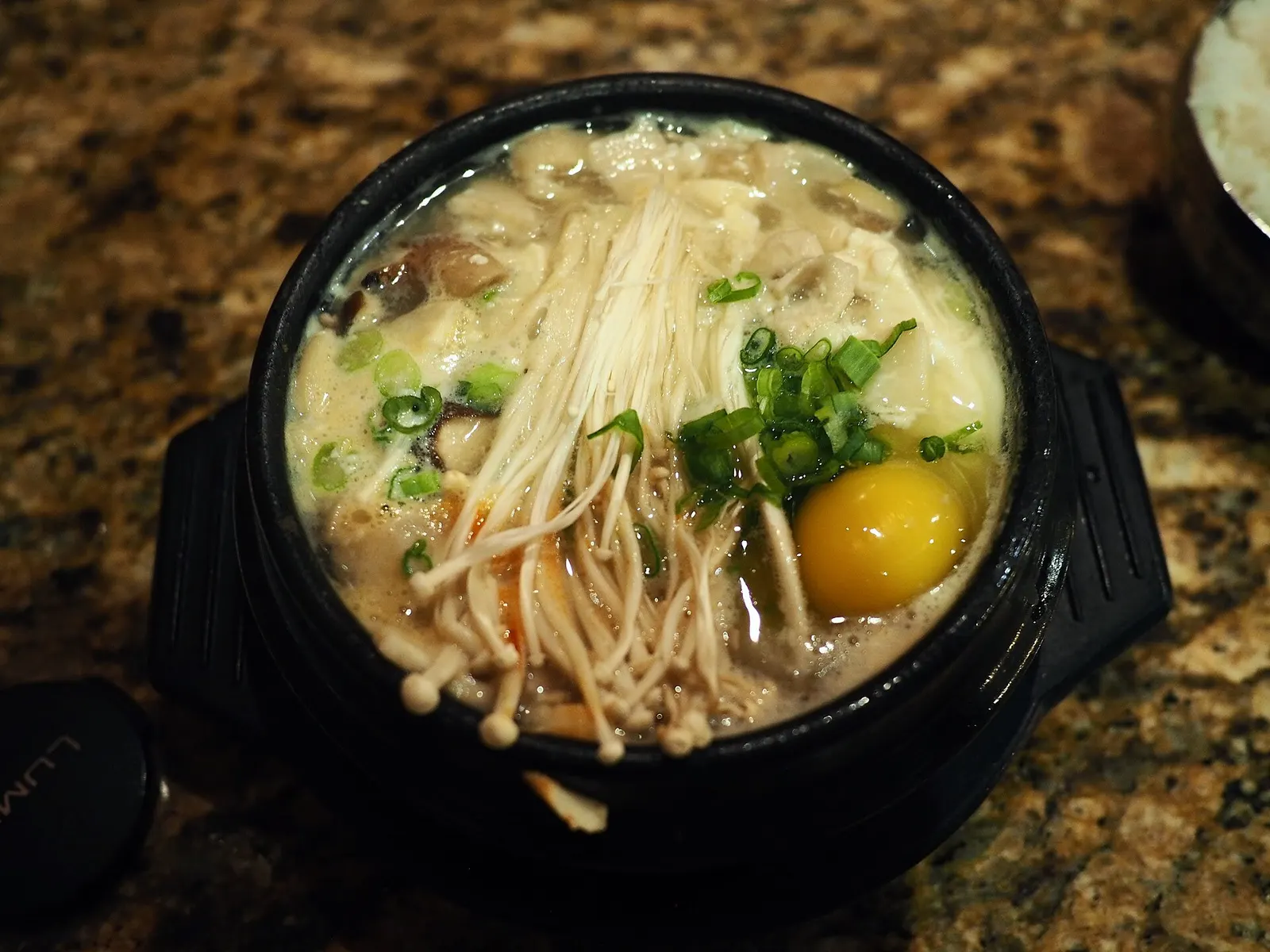 Sundubu-jjigae (soft tofu stew)