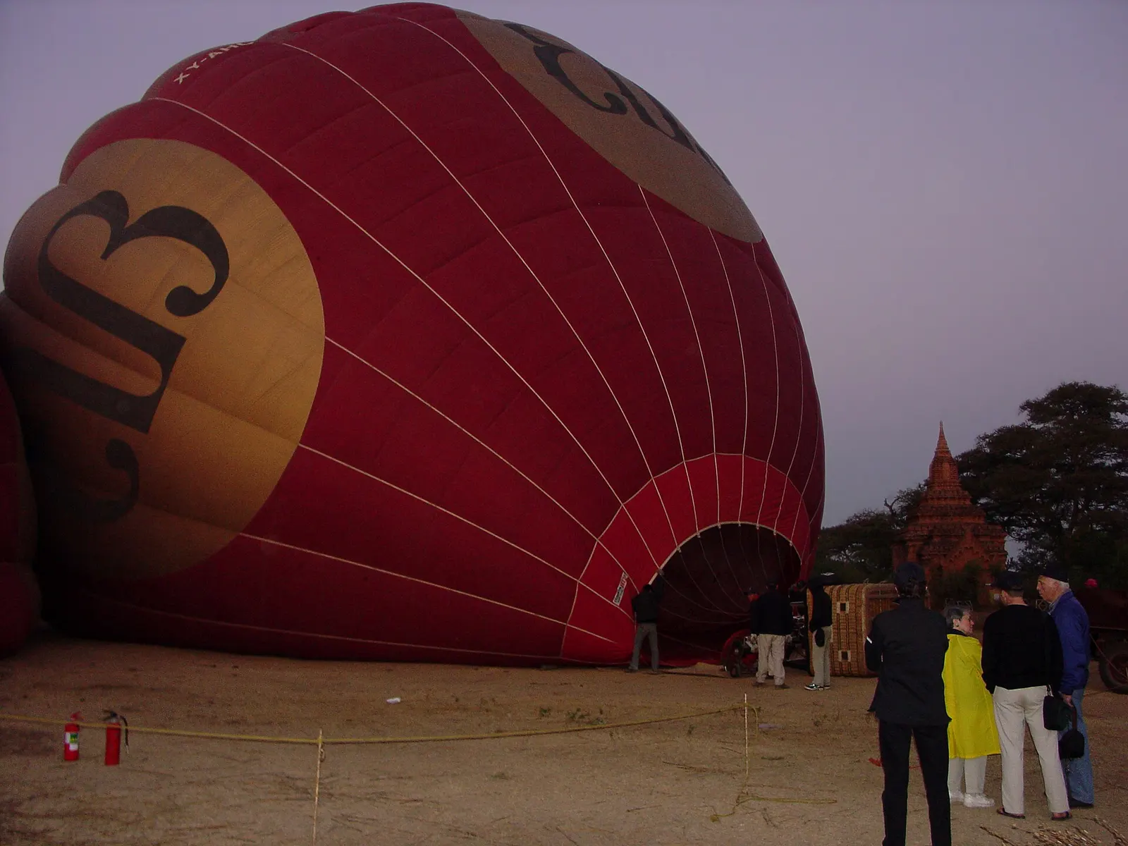 Hot air balloon ride