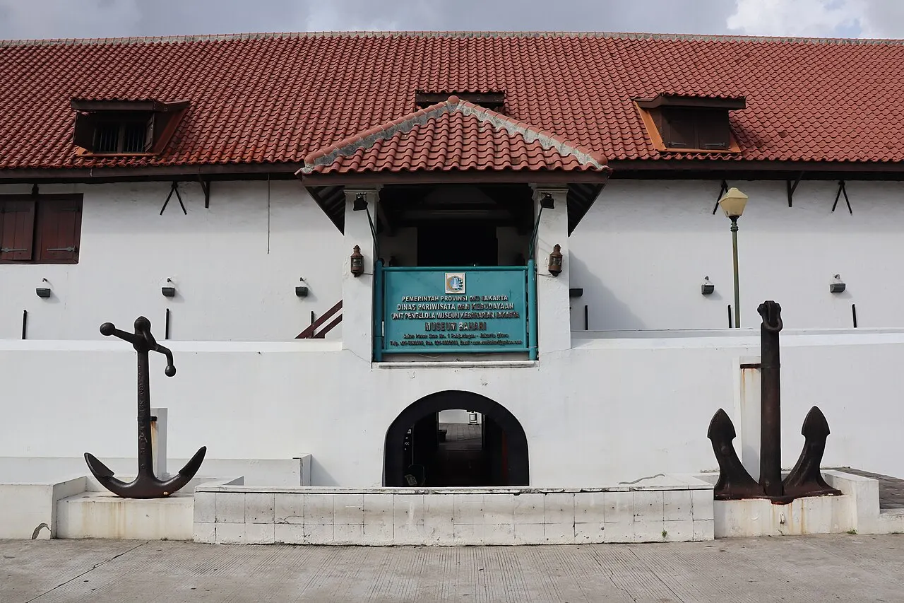 Entrance of Museum Bahari, Jakarta’s Maritime Museum in old VOC warehouses