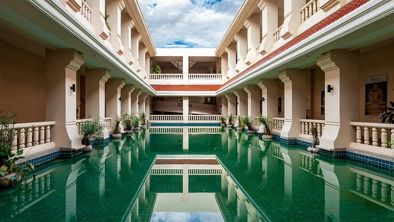 Courtyard of the Angkor National Museum, Siem Reap