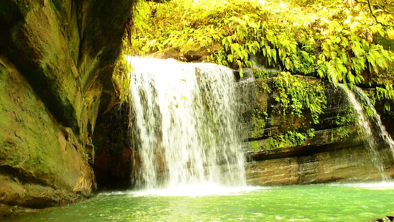 Waterfall on the Wanggu trail, Pingxi