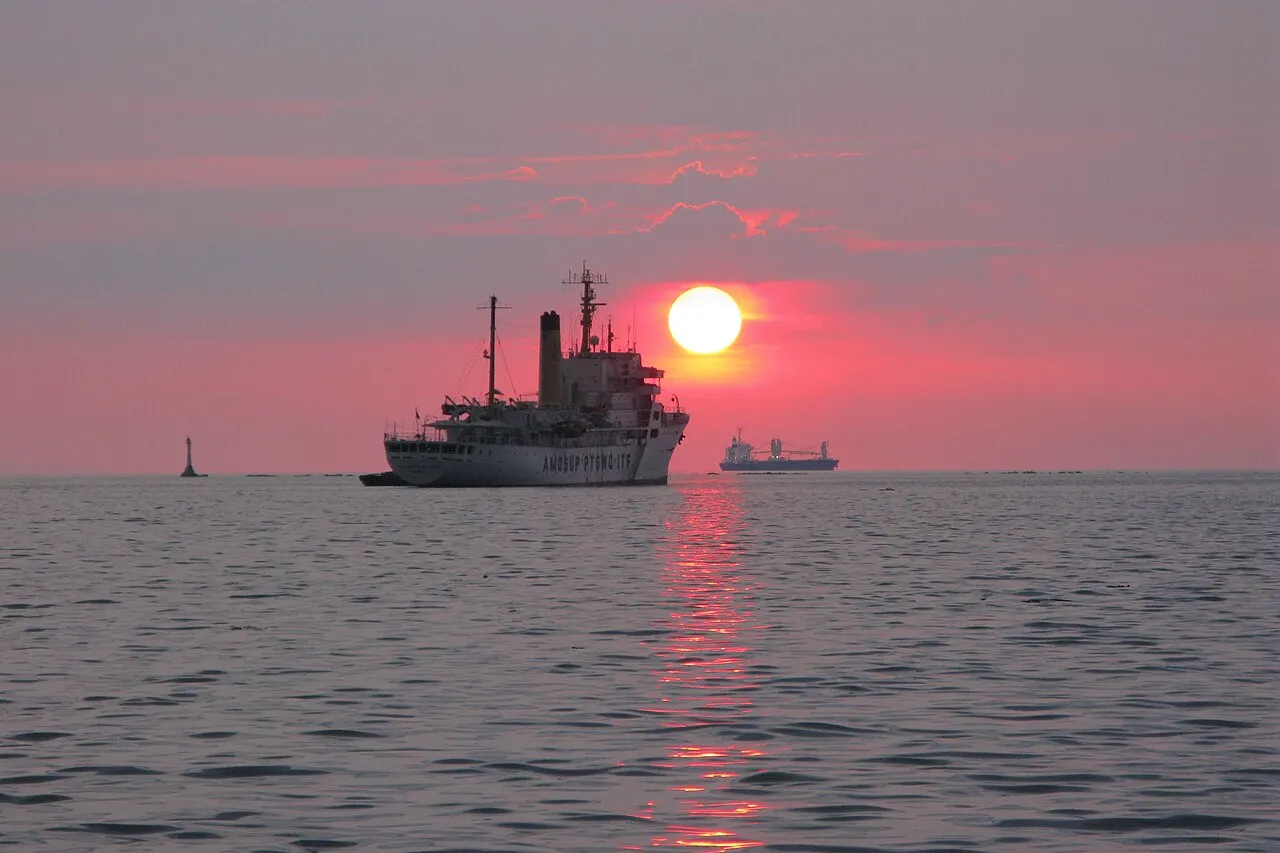 Sunset over Manila Bay