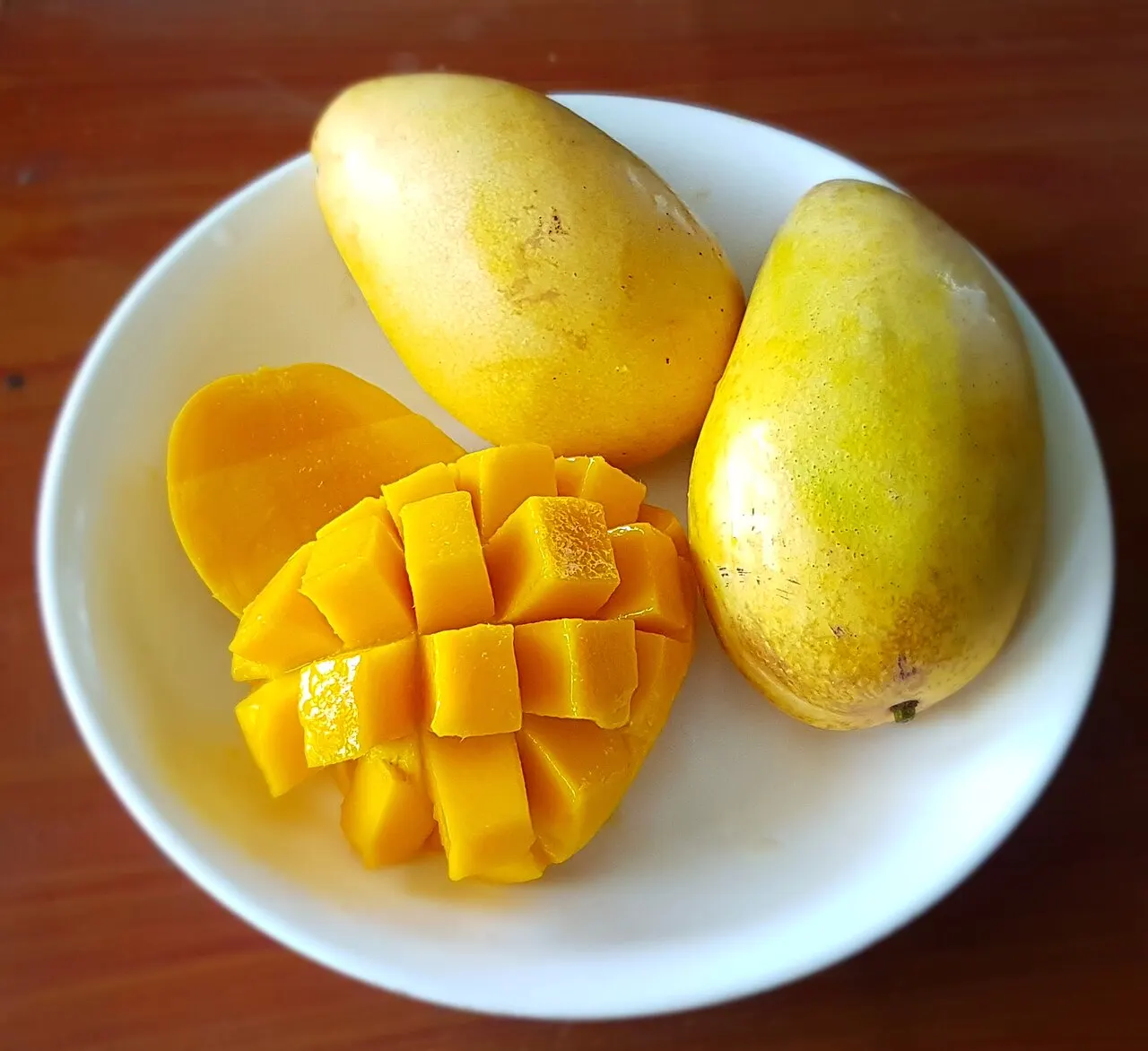 Ripe Carabao mangoes, the Philippines' national fruit