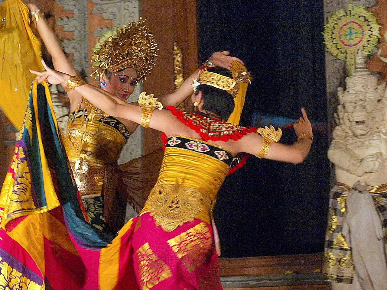 Legong dance performance in Ubud, Bali