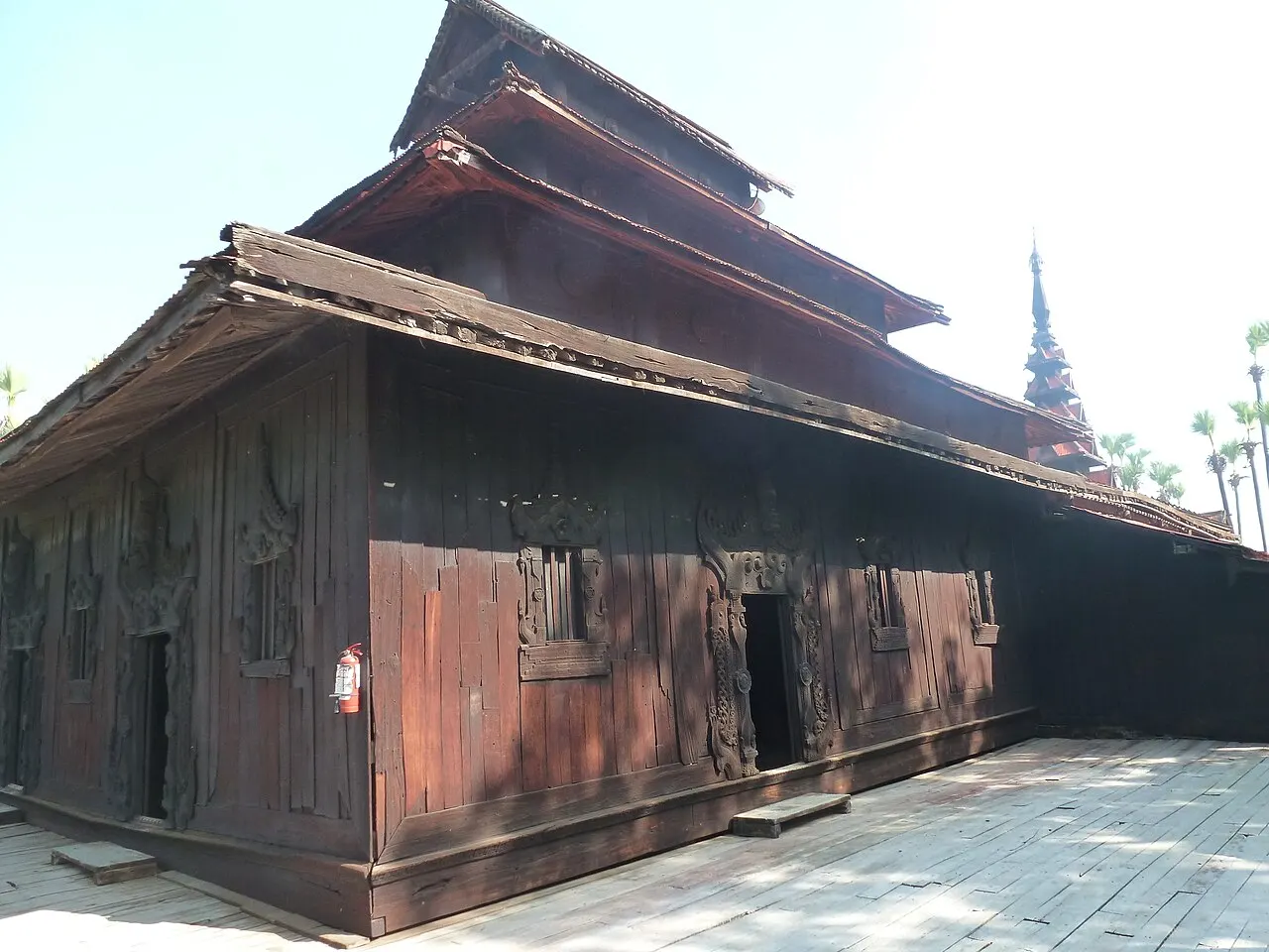 Bagaya Monastery, a teak monastery in Inwa