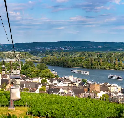  Frankfurt to UNESCO Rhine Valley: Castle River Cruise With Free eSIM 
