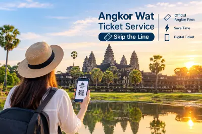 Angkor Wat Ticket Service – Official Angkor Pass with Skip-the-Line Service