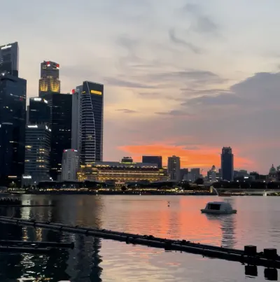 Singapore's Night Extravaganza: River Cruise, Spectra & Rhapsody Shows, Satay Delights, and Rooftop Views